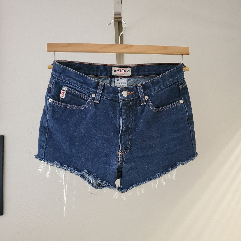 High waist guess shorts